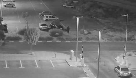 Infrared Camera let's you see what's happening in the dark.